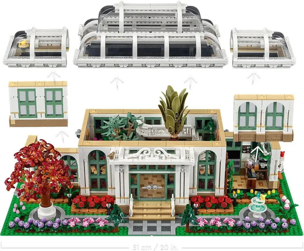 Сборные элементы LEGO Ideas 21353 «Ботанический сад»