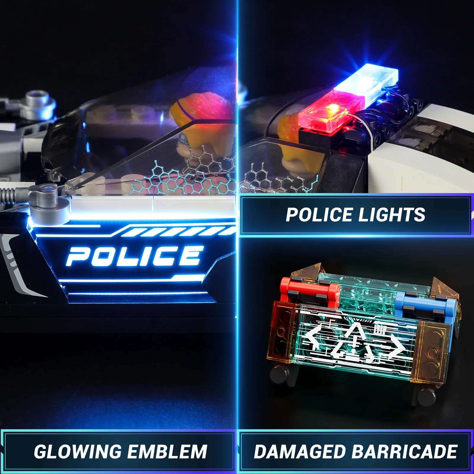 Lumibricks Police Patrol Car F9043 Details