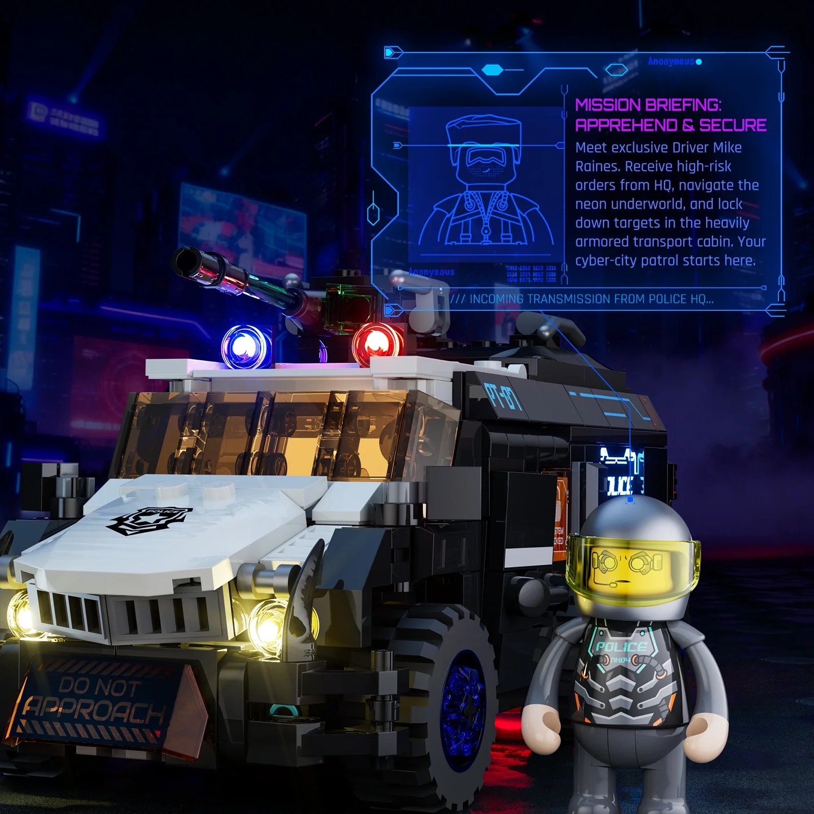 Lumibricks Police Urban Convoy 17008 Minifigure