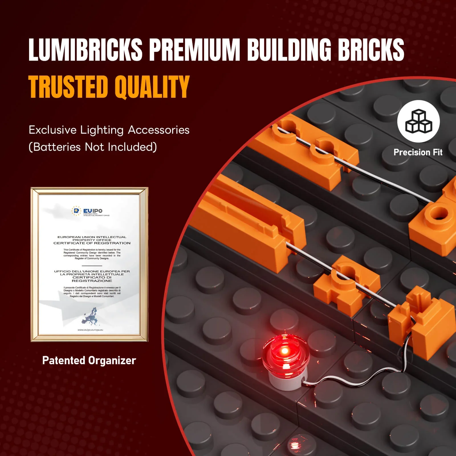 Lumibricks детали подсветки