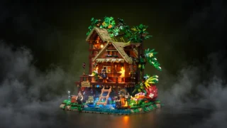 Lumibricks Misty Forest Cabin 10015 — домик в туманном лесу